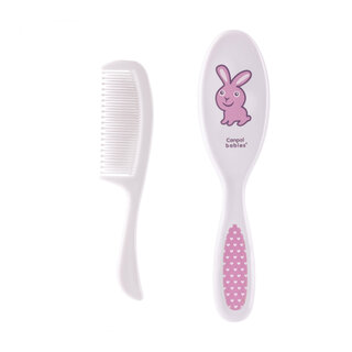 Canpol babies Soft Baby Brush and Comb TRANSPARENT