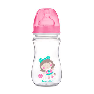 Антиколиковая бутылочка с широким горлышком Canpol babies EasyStart TOYS 240мл 