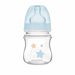 Canpol babies Antikoliková fľaša so širokým hrdlom EasyStart 120 ml PP NEWBORN BABY modrá