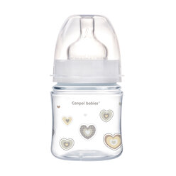 Canpol babies Easystart Anti-colic Wide Neck Bottle 120ml PP NEWBORN BABY beige