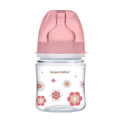 Canpol babies Easystart Anti-colic Wide Neck Bottle 120ml PP NEWBORN BABY pink