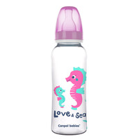 Butelka wąska Canpol babies 250 ml LOVE & SEA różowa