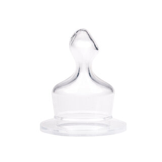 Силиконовая ортодонтическая соска, медленный поток, для бутылочек с узким горлышком Canpol Babies  1 шт.