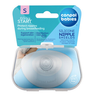 Canpol babies EasyStart Silicone Nipple Protectors S 2 pcs 