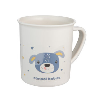Canpol babies Plastic Cup with Handle for Children 170 ml CUTE ANIMALS