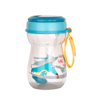 Canpol babies Sport Cup with Flip-top Weighted Straw 350ml