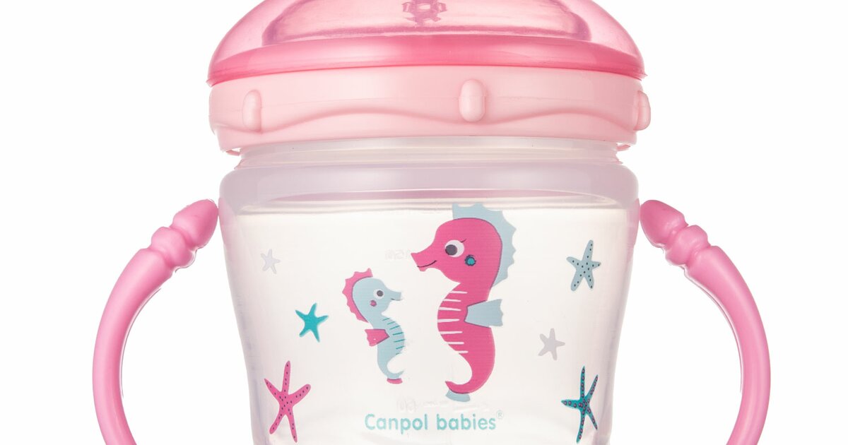 Canpol babies Non-spill Cup Firm 250ml TOYS pink