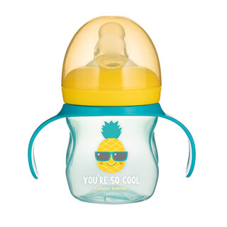 Canpol babies Training Cup with Silicone Spout 150ml SO COOL turquoise