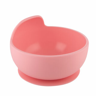 Canpol babies Silicone Suction Bowl 330 ml pink