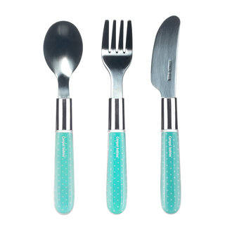 Canpol babies Stainless Steel Cutlery Set blue