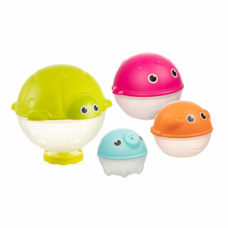 Canpol babies Set of Creative Bath Toys with a Rain Shower 4 pcs OCEAN