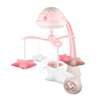 Музыкальная карусель с проектором Canpol babies розовый