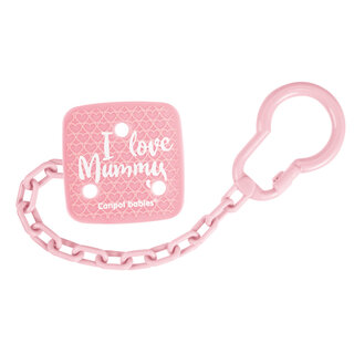Canpol babies Soother Holder I LOVE MUMMY