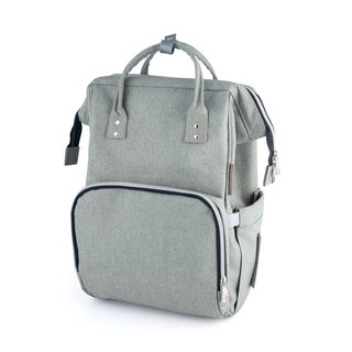 Canpol babies Backpack for Mom with Function of Attaching to the Pram grey