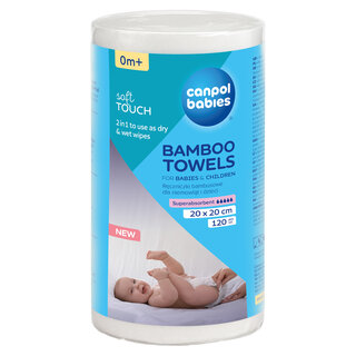 Canpol babies Bamboo Towels for Babies and Children 120 pcs.