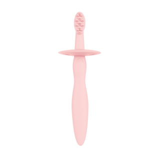 Canpol babies Silikónová zubná kefka s hryzačkou a štítom na ďasná a prvé zuby