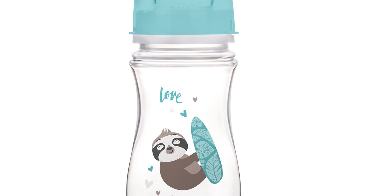 Blue baby bottle SL 【美品】 Canpol babies Easystart Anti-colic Wide Neck Bottle 240ml PP