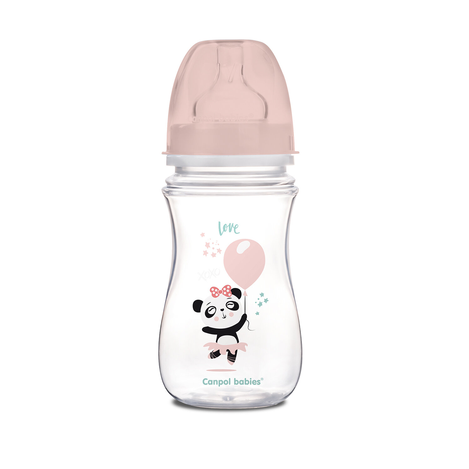 Tazza allenamento con manici luminosi EXOTIC ANIMALS 240 ml - Rosa