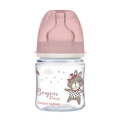 Canpdol babies Anti-colic Wide Neck Bottle 120ml PP Easy Start BONJOUR PARIS