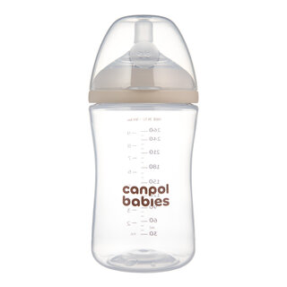 Canpol babies Natural Shape bottle with dual-zone teat 260 ml