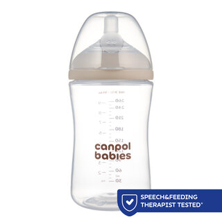 Canpol babies Natural Shape anti-kólikás cumisüveg 260ml