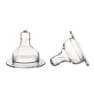 Canpol babies Silikónový cumlík Variabilný pre fľašu so širokým hrdlom EasyStart 2 ks