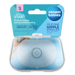 Canpol babies Protecții pentru mamelon, din silicon EasyStart S 2 buc. 