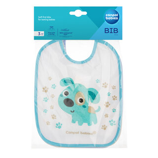 Canpol babies Слинявчик бавовняно-цератковий 3 шт. BUNNY&COMPANY