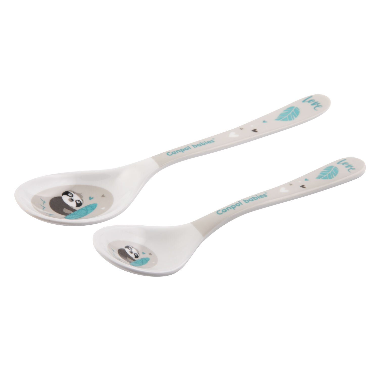 Canpol babies melamine spoons 2 pc EXOTIC ANIMALS