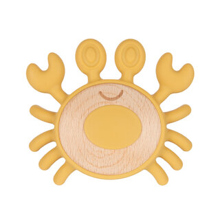 Canpol babies Dreveno-silikónová hryzačka KRAB