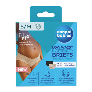 Canpol babies canpol-babies-low-waist-maternity-briefs-mumfit-size-s-m-2-pcs-use Maternity Briefs 2 pcs S/M