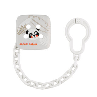 Canpol babies Soother Holder BabiesBoo white