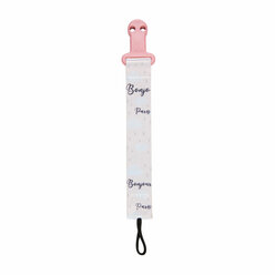 Canpol babies Soother Clip with Ribbon BONJOUR PARIS