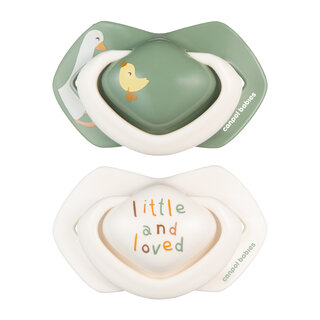 Canpol babies Szilikon szimmetrikus cumi Light touch GOOSE 6-18hó 2db