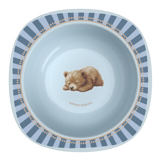 Canpol babies First suction bowl 300 ml Woodland blue